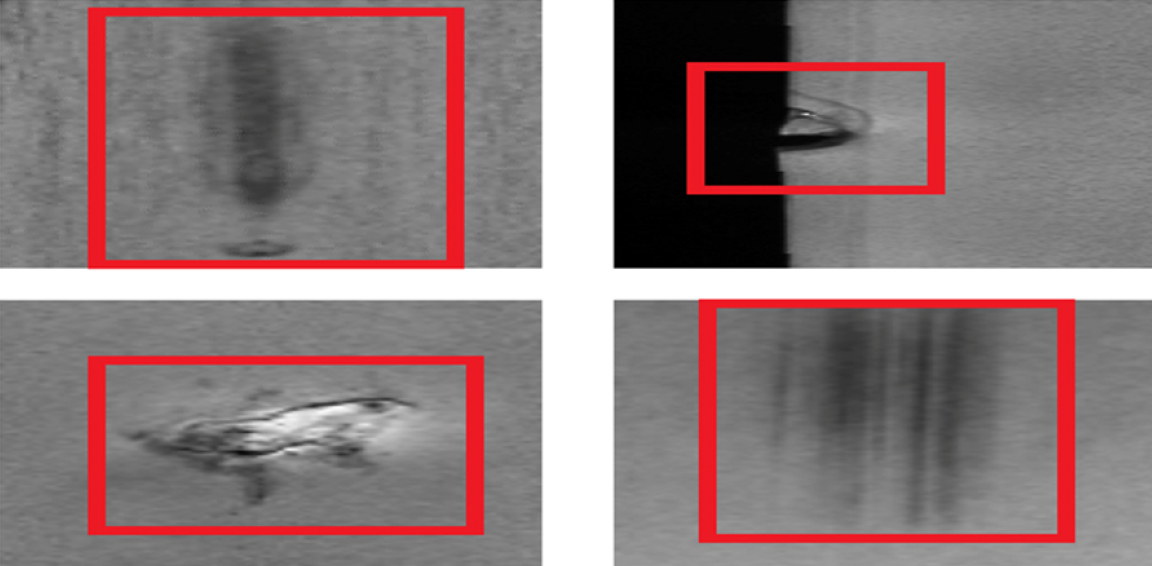 Would machine vision software consider these surfaces as scratched or defective?